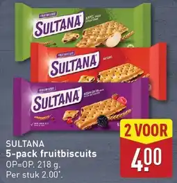 ALDI Sultana fruitbiscuits aanbieding