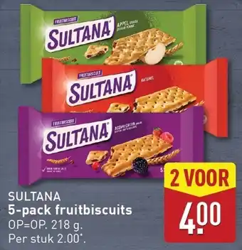 ALDI Sultana fruitbiscuits aanbieding