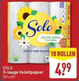 ALDI Solo toiletpapier aanbieding