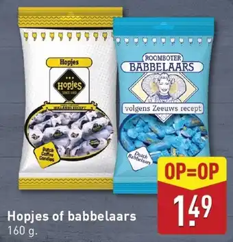 ALDI Hopjes of babbelaars aanbieding