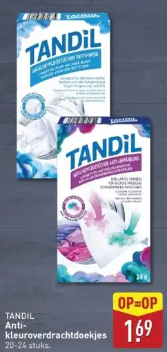 ALDI Tandil anti kleuroverdrachtdoekjes aanbieding