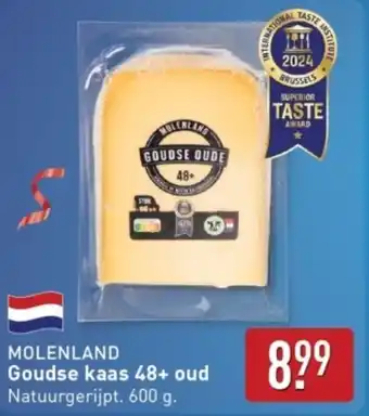 ALDI Molenland goudse kaas 48+ oud aanbieding