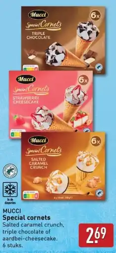 ALDI Mucci special cornets aanbieding