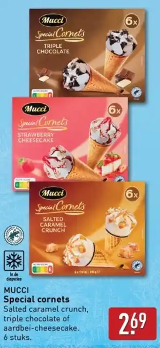 ALDI Mucci special cornets aanbieding