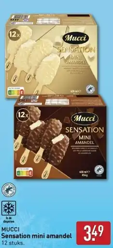 ALDI Mucci sensation mini amandel aanbieding