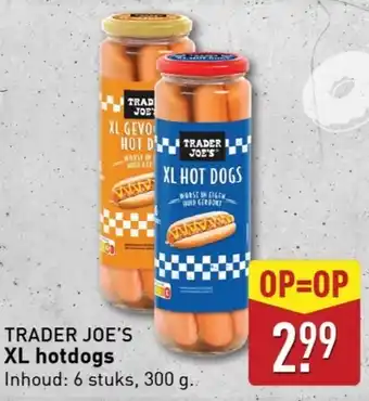 ALDI Trader joe's XL hotdogs aanbieding
