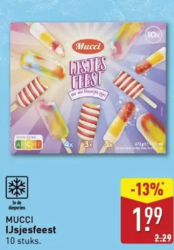 ALDI Mucci ijsjesfeest aanbieding