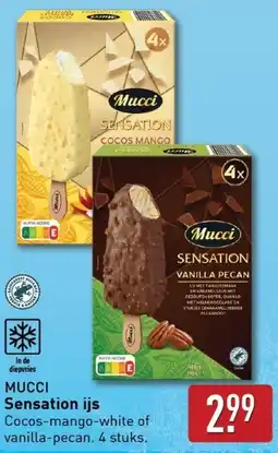 ALDI Mucci sensation ijs aanbieding