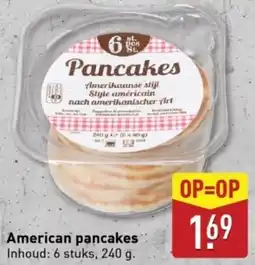ALDI American pancakes aanbieding