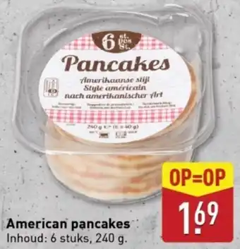 ALDI American pancakes aanbieding