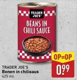 ALDI Trader joe's bonen in chilisaus aanbieding