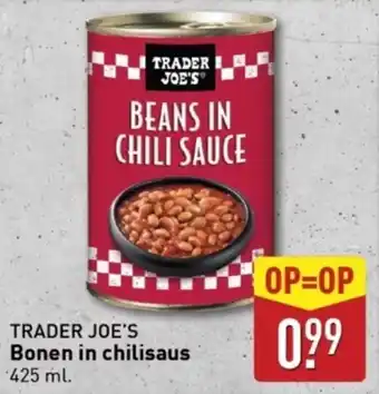 ALDI Trader joe's bonen in chilisaus aanbieding