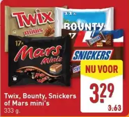 ALDI Twix bounty snickers of mars mini's aanbieding