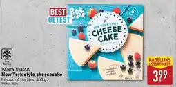 ALDI Party gebak new york style cheesecake aanbieding