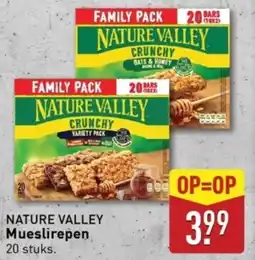 ALDI Nature valley mueslirepen aanbieding