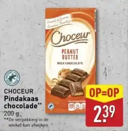 ALDI Choceur pindakaas chocolade aanbieding