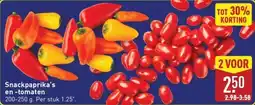 ALDI Snackpaprika's en tomaten aanbieding