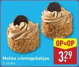 ALDI Mokka crèmegebakjes 329 aanbieding