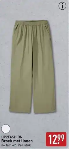 ALDI Up2fashion broek met linnen aanbieding