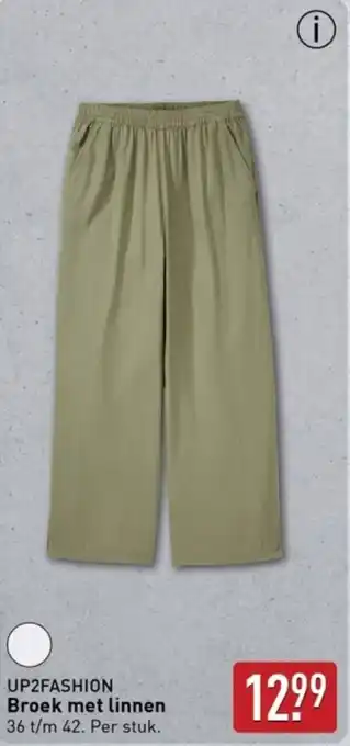 ALDI Up2fashion broek met linnen aanbieding