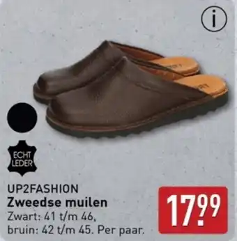 ALDI Up2fashion zweedse muilen aanbieding
