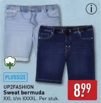 ALDI Up2fashion sweat bermuda aanbieding