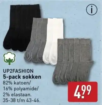 ALDI Up2fashion sokken aanbieding