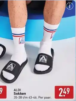 ALDI Sokken aanbieding