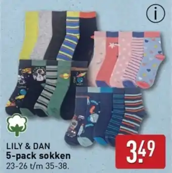 ALDI Lily & dan sokken aanbieding
