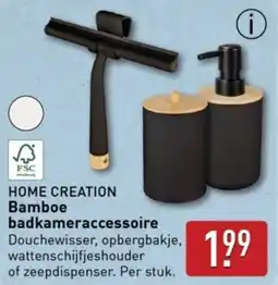 ALDI Home creation bamboe badkameraccessoire aanbieding