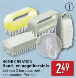 ALDI Home creation hand en nagelborstels aanbieding