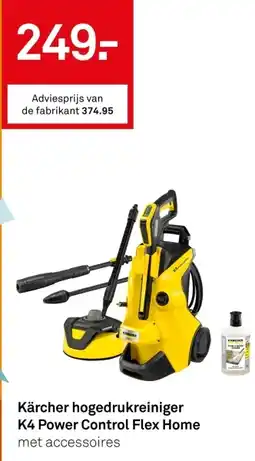 Karwei Kärcher hogedrukreiniger k4 power control flex home aanbieding