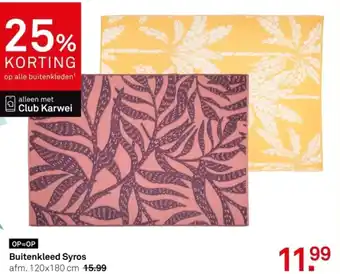 Karwei Buitenkleed Syros aanbieding