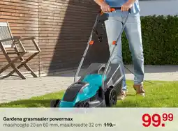 Karwei Gardena grasmaaier powermax aanbieding