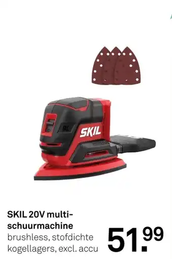 Karwei SKIL 20V multi- schuurmachine aanbieding