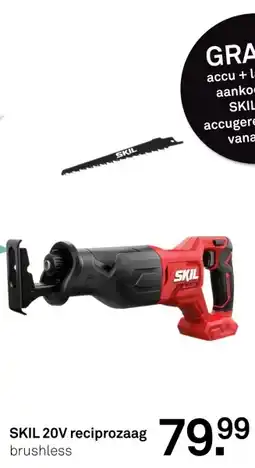 Karwei SKIL 20V reciprozaag aanbieding
