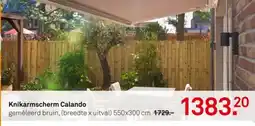 Karwei Knikarmscherm Calando aanbieding