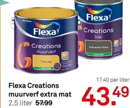 Karwei Flexa Creations muurverf extra mat aanbieding