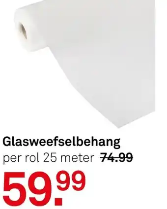 Karwei Glasweefselbehang aanbieding