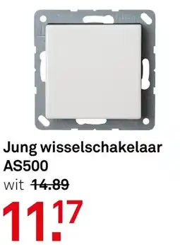 Karwei Jung wisselschakelaar AS500 aanbieding