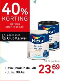 Karwei Flexa Strak in de Lak aanbieding