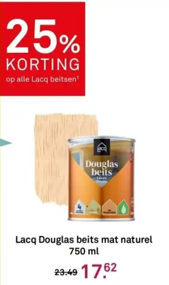Karwei Lacq Douglas beits mat naturel aanbieding