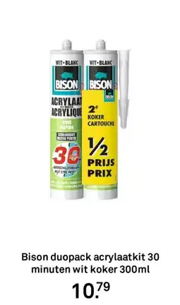 Karwei Bison duopack acrylaatkit aanbieding