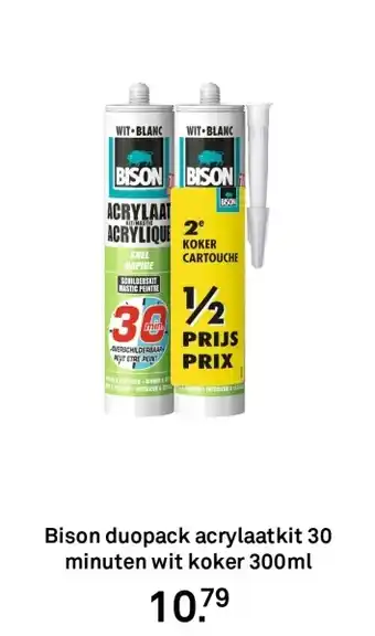 Karwei Bison duopack acrylaatkit aanbieding