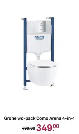 Karwei Grohe wc-pack Como Arena 4-in-1 aanbieding