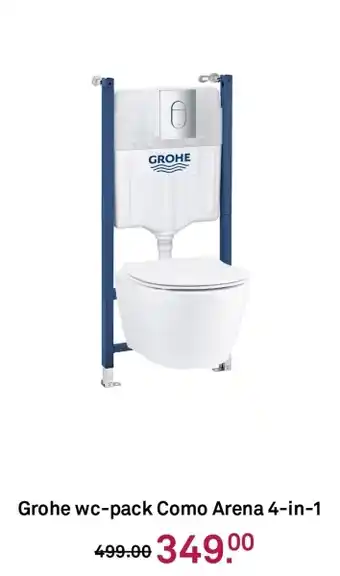 Karwei Grohe wc-pack Como Arena 4-in-1 aanbieding