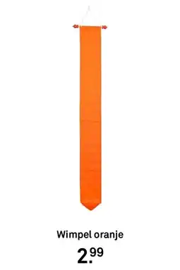 Karwei Wimpel oranje aanbieding