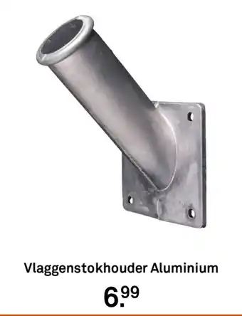 Karwei Vlaggenstokhouder Aluminium aanbieding