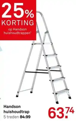 Karwei Handson huishoudtrap aanbieding