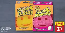 ALDI Daddy Scrub Mommy aanbieding